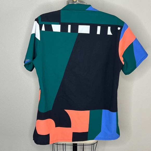 Y3 Adidas Short Sleeve Abstract Print Shirt, Small - Picture 2 of 7